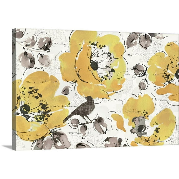 Great BIG Canvas | "Watercolorful I" Canvas Wall Art - 48x32