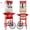 Red, variant on 12oz popcorn machine,candy dispenser popcorn maker,suitable for family gatherings & parties.