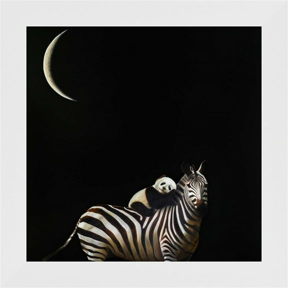 Great Art Now Safe Passage No. 2 by Karen Hollingsworth, Framed Wall Art, 14W x 14H