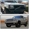 thumbnail image 2 of Spec-D Tuning Black Housing Clear Lens Headlights + Bumper Lights + Corner Lamps Compatible with 1993-1996 Jeep Grand Cherokee, Left + Right Pair Headlamps Assembly, 2 of 6