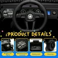 thumbnail image 6 of Xuanlur 12V Ride on Electric Truck Car for Kids, 12V Kids Electric Vehicles w/ Remote Control, 4 Wheel Suspension, USB, Bluetooth, Power Display, Battery Powered Ride on Toys for Boys Girls (Black), 6 of 8