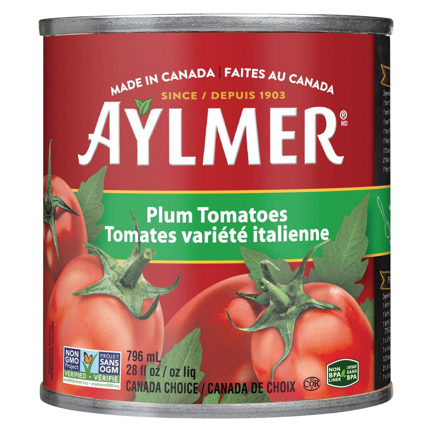 Aylmer Plum Tomatoes