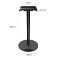 thumbnail image 2 of Soporte Para Auriculares De Escritorio Función De Carga Inalámbrica Negro Metal Estable Antideslizante Soft Top Soporte Universal Para Auriculares Para Teléfono Inteligente De Oficina En Casa Vogacara EL007150-00, 2 of 5