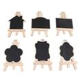 thumbnail image 1 of Wood Chalkboard, Wood Mini Chalkboard Signs Reusable Vintage Innovative Double Sided  For Home For Bar, 1 of 7