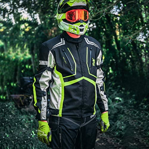 HWK Dirt Bike Racing Jacket, Enduro Riding Gear, Armor