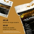thumbnail image 6 of DOMINATOR 40 Lb. Titanium Gray Polymeric Sand, Premium, High-Performance Paver Joint Sand with Ceramic Flex, 6 of 28
