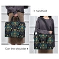 thumbnail image 6 of FORMRS 16" Laptop Bag Carrying Sleeve Case with Handle Travel Shoulder Briefcase, Gold Peacock Pattern, 6 of 8