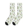 thumbnail image 5 of Crew Socks for Women Men, Bee bumblebee daisy flower cute  Moisture Running Athletic Football Striped Socks Cushion Tube Socks, 5 of 7