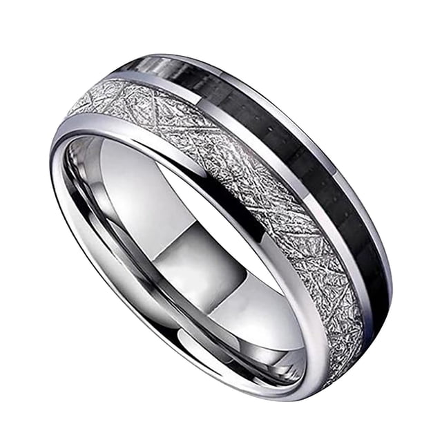 Oefntac jusqu'à 40 % de Rabais sur les Cadeaux Bagues Deux Tons Bijoux Décoratifs Unisexes en Acier Inoxydable