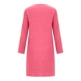 thumbnail image 7 of Censtreet Plus Size Nightgowns for Women Oversized Sleep Shirt Long Sleeve Nightshirt T-Shirt Dress Sleepwear, 7 of 7