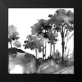 thumbnail image 2 of Troise Heidel, Theresa 15x15 Black Modern Framed Museum Art Print Titled - Colbalt Savannah, 2 of 5