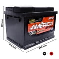 thumbnail image 2 of America Am-42-500 12V 500 A Bci Para Uso Automotriz, 2 of 5