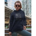 thumbnail image 2 of Forest Camping Nature Lineart Hoodie Women -Image by Shutterstock, Female 4X-Large, 2 of 4