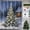 Blue, variant on Extra Long Shower Curtain 72x84 Inch, Black Christmas Tree Shower Curtain Waterproof Bathroom Decor, Xmas Trees Snowflake Balls Fabric Bath Curtain Set Accessories with Hooks