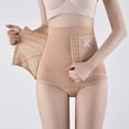 thumbnail image 5 of Xfvqtps Waist Trainer for Women Shapewear Pants Lace Breathable Corset Tummy Control Slimming Body Shaper Girdle Waist Cincher Postpartum Belly Band Beige, 5 of 6