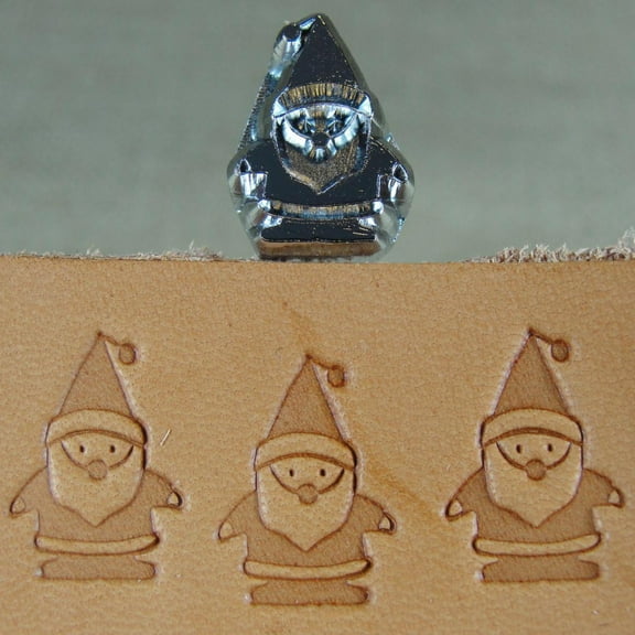 Leather Stamping Tool, Christmas Santa Gnome Stamp, E593, Leather Stamping Tool Stamp, Craft Japan Leathercraft Tool