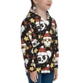 thumbnail image 3 of Fotbe Cute Dog Panda Pattern Youth Pullover Hooded Sweatshirt, Boys Hoodie, Kangaroo Pocket Hoodie for Kids Girls -Large, 3 of 6