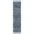 thumbnail image 5 of SAFAVIEH Pro Lux Marie Geometric Shag Area Rug, Blue/Ivory, 5' x 8', 5 of 9