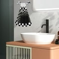thumbnail image 5 of Yiaed 3d Black and White Checkerboard Tunnel Print Coral Velvet Wipes Absorbent Wipes Cleaning Cloths Household Table and Dish Wiping Cloths, 5 of 7