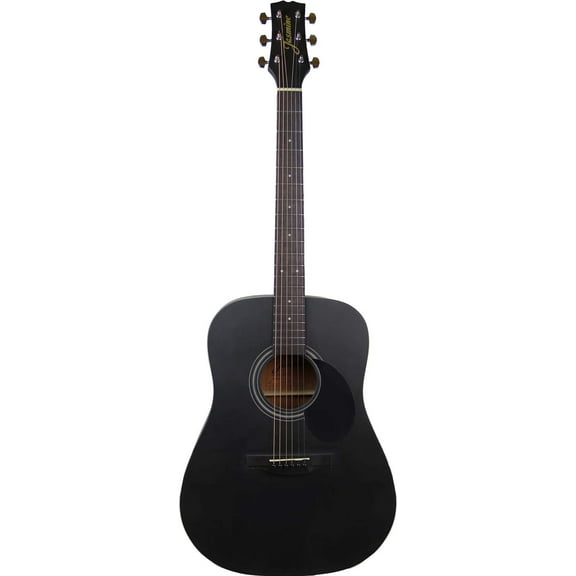 Jasmine S35 Dreadnought Acoustic Guitar, Matte Black
