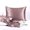 Skin, variant on Unique Bargains 25 Momme Silk Pillowcases Set Of 2 For Hair Skin Silver Grey King