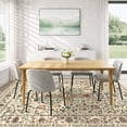 thumbnail image 2 of Area Rugs for Living Room, 8'x10' Washable Moroccan Low Pile Non-Slip Soft Print Pattern Rug for Bedroom Kitchen Dining Room Entryway - Green, 2 of 9