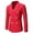 Red, variant on FAVIPT Men's Casual Suit Double Breasted Blazer,Business Blazer Solid Color Formal Dress Coat Jacket Notch Lapel Personality Tailored Suit