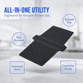 thumbnail image 6 of 1 Nonslip Sink Saddle Mat Silicone Protector for Double Sink Divider Heat Resistant Drying Pad Kitchen Countertop Dishes, 6 of 7