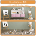 thumbnail image 6 of Jopath 4 Cube Kids Bookcase & Toy Storage Organizer with 3 Fabric Drawers for Playroom Storage,Pink03, 6 of 6