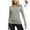 Gray(Xmas Stocking), variant on Coorders Women's Thermal Fleece Top, Lightweight Stretch Fleece Women's Long Sleeve Turtleneck Base Layer Top,Sky Blue,Size XXXL