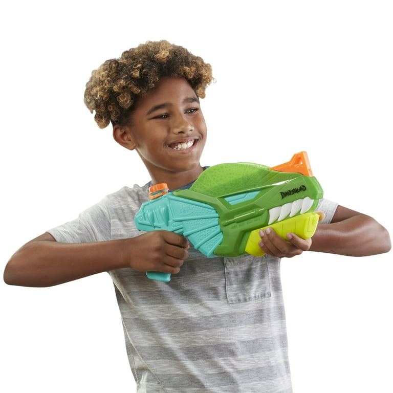  Super Soaker SUPERSOAKER Nerf DinoSquad Raptor-Surge Water  Blaster, Trigger-Fire Soakage for Outdoor Summer Water Games, for Youth,  Teens, Adults : Toys & Games