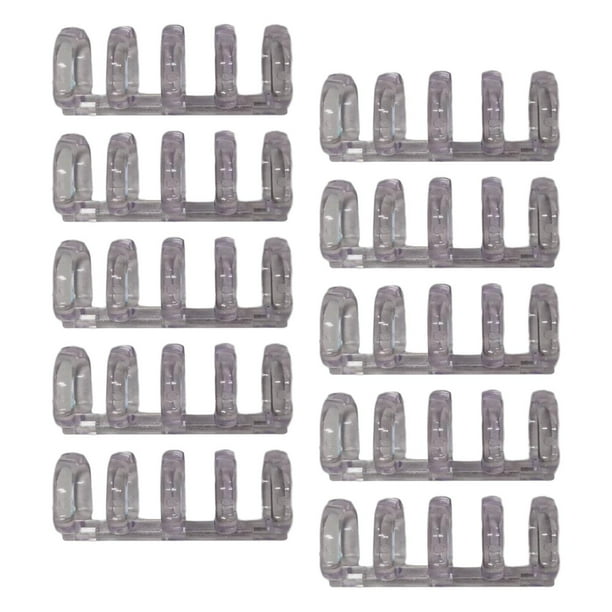 10 anillos de carpeta de hojas sueltas, anillos de libro de hojas sueltas, broche duradero para niños DIY púrpura Cola Anillas para carpetas de hojas sueltas