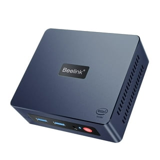 Beelink T4 Pro Mini PC with Win10 OS,Intel Processor N3350 Mini Computer,4G  RAM+64GB eMMC, 2.4G/5.8G Dual WiFi, Gigabit Ethernet,HDMI&DP Ports Support  Dual Display,Auto Power On 