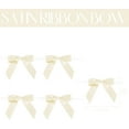 thumbnail image 2 of Dalrosia 50PCS Satin Bow for Gift Wrapping Twist Tie Bows for Wedding Favors Candy Apples Party Valentine's Day Christmas Decorations, 2 of 3