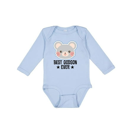 

Inktastic Best Godson Ever Gift Baby Boy Long Sleeve Bodysuit