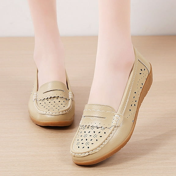 Wowcloth Women's Fashion Casual Shoes – Slip-On Lightweight Anti-Slip with Comfortable Insole for Everyday Wear