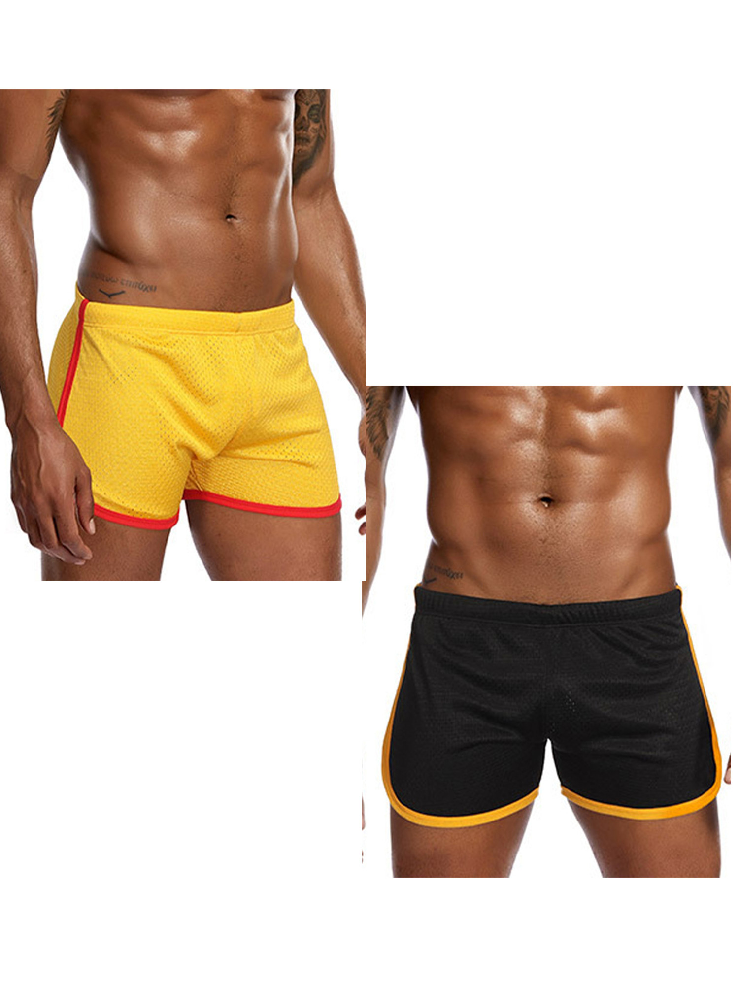 UKAP Regular Rise Breathing Running Shorts Dry Fit Swimming Boxer ...