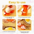 thumbnail image 4 of 2.95×1.97 Inch Egg Cracker & Egg Opener – Safe Mess-Free Egg Shell Breaker Tool for Raw Eggs, Easy Egg Opener for Kids & Families., 4 of 9