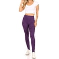 thumbnail image 4 of Women's Casual  Elastic Band Waist Active Leggings Pants S-3XL, 4 of 5