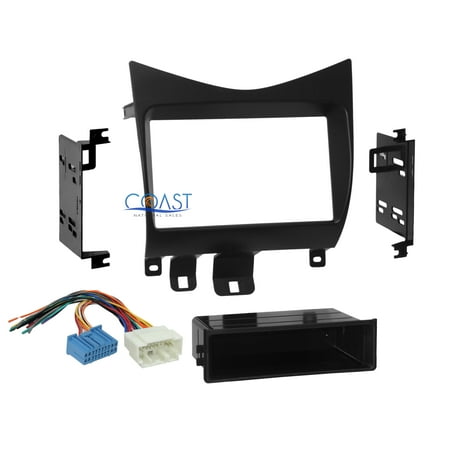 Honda Prelude Radio - Car Radio Stereo Single Double Din Dash Kit Wire Harness 2003-2007 Honda Accord