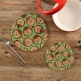 thumbnail image 2 of FREEAMG Cute Hedgehog Round Trivets Pot Holders 2 Pcs, Heat Resistant Cotton Thread Weave Trivets for Hot Dishes, Cooking, Baking, Farmhouse, Kitchen Decor, 2 of 7