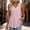 Pink, variant on Endives Tank Tops For Women Linen Top V Neck Pleated Sleeveless Tops Summer Casual Shirts Pullover Tops Light Ashy