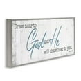 thumbnail image 3 of Stupell Industries Near to God Charming Proverb Religious Painting Gray Framed Art Print Wall Art, 24 x 10, 3 of 9