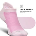 thumbnail image 6 of Feetures High Performance Max Cushion Ankle Sock - No Show Socks for Women & Men with Heel Tab - Strawberry Milk, M (1 Pair), 6 of 7