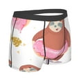 thumbnail image 3 of Balery Sloth with Donuts1 Men's Boxer Briefs, Soft and Breathable Cotton Underwear with nylon Waistband-XX-Large, 3 of 9