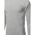thumbnail image 4 of FashionOutfit Men's Causal Solid Basic 100% Ring Spun Cotton Long Sleeve T-shirt, 4 of 4