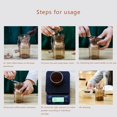 thumbnail image 3 of Hicess Mini Portable Ceramic Core Household Manual Coffee Beans Cereals Spices Grinder, 3 of 3