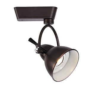 Voltage Track Lighting Fixture - WAC Lighting LED710 Cartier LED Low Voltage Track Fixture Antique Bronze