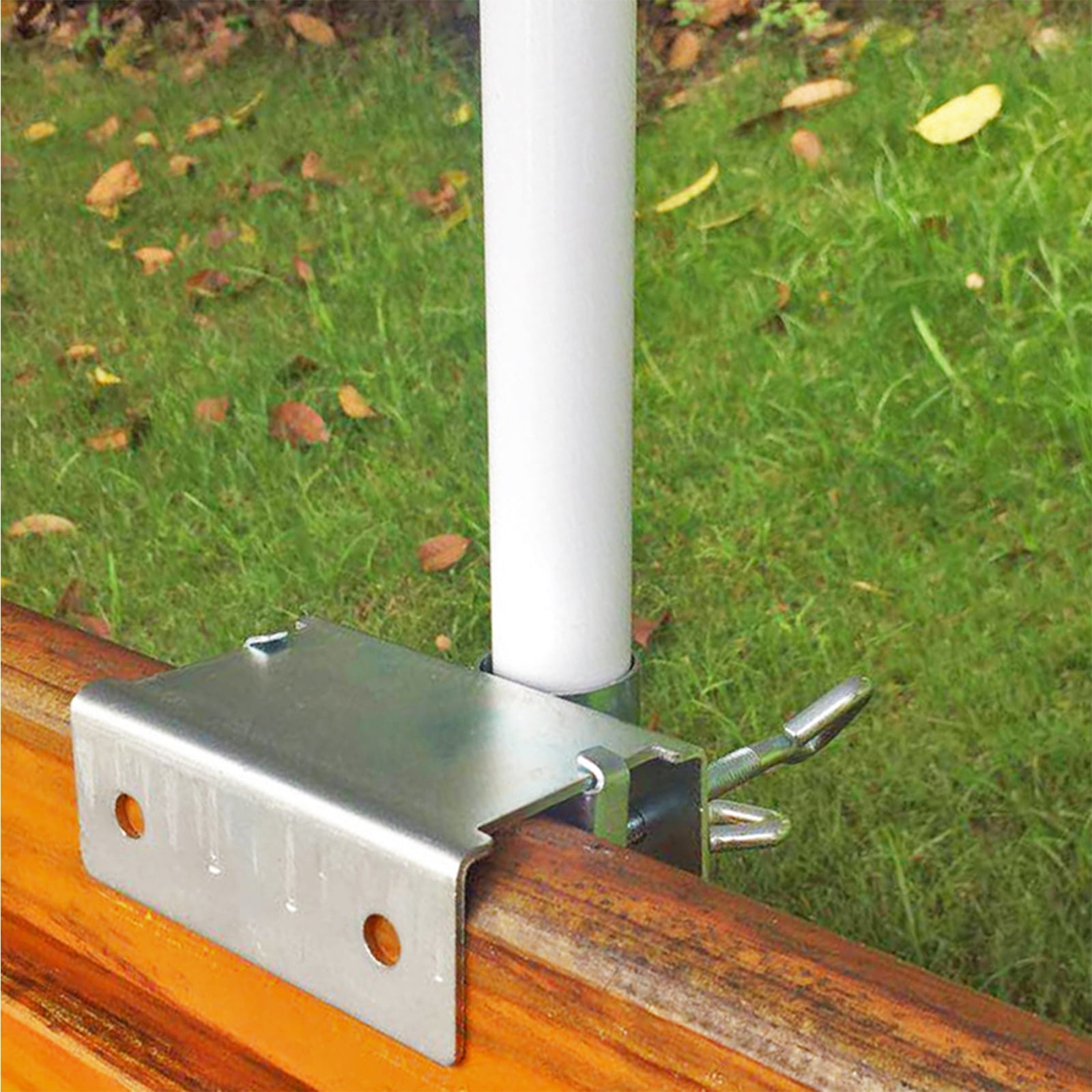 Space Saving Deck Parasol Holder Suitable for Balconies Deck Railing Umbrella Stand For Decks Terraces Balconies