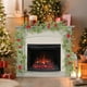 thumbnail image 4 of Decoraciones navideñas, adornos navideños, guirnalda de hiedra artificial, guirnalda de enredaderas colgantes artificiales, hojas de hiedra artificiales para decoración de mesa, enredaderas colgantes, 4 of 6